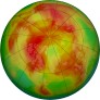 Arctic ozone map for 2024-04-28